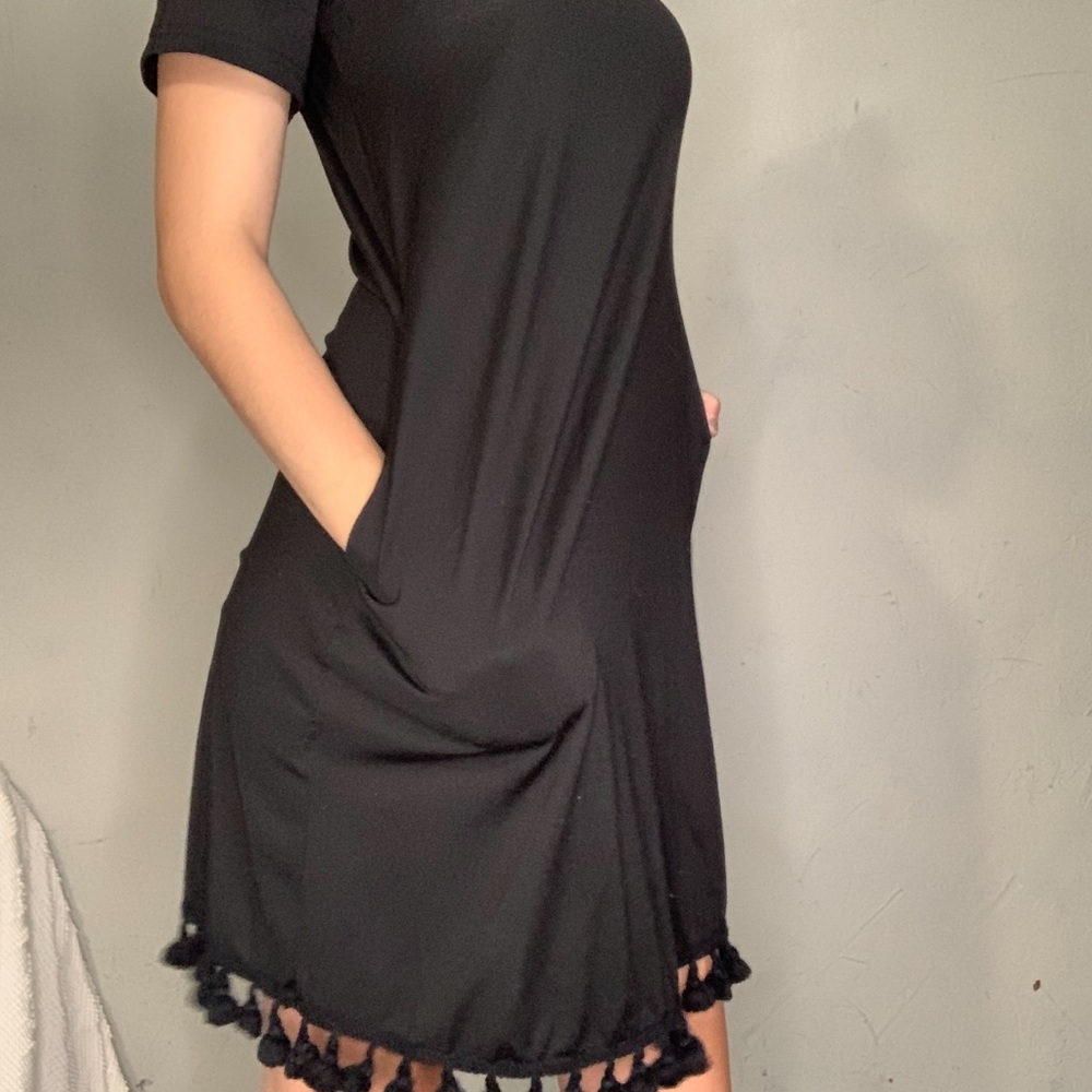 Black Dress with Pockets